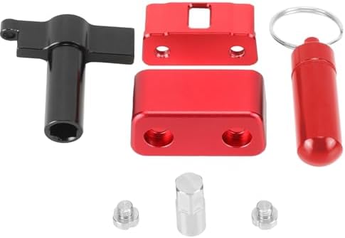 OBD Lock OBD2 Port Locking Tool, Metal OBD Port Protector for Cars, SUV, Trucks, OBD-II Anti Theft Protector Antitheft Accessories (RED)