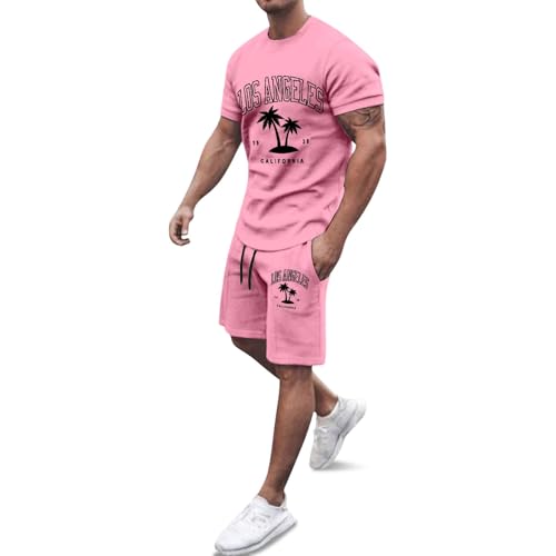 Ensemble homme sport ample et léger avec imprimé arbre original
