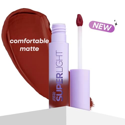 Image of Nykaa Superlight Lip Cloud Airy Mousse Matte Liquid Lipstick for Lip & Cheek (Ruby Sour)