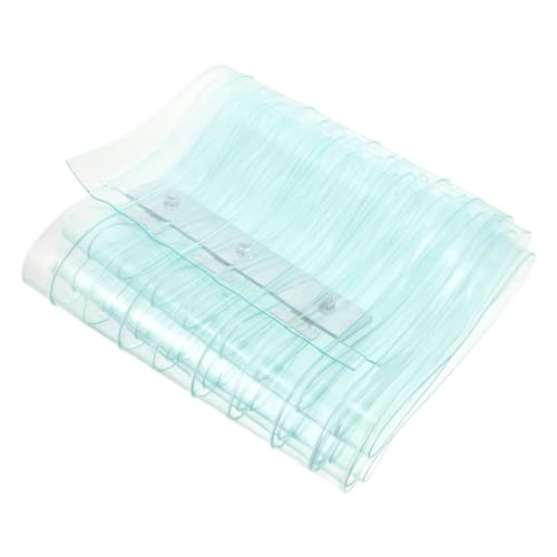 LIFKICH Cortina de Puerta de Tiras de PVC Transparente y Flexible, Resistente al Viento, Adecuado para Cocinas y Almacenes, Mantiene el Espacio Limpio y Protegido