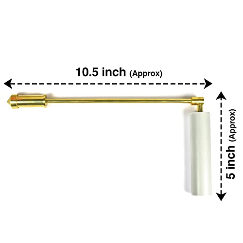 Crystu Brass L Rods for Water Dowsing - Divining Rods Pair for Dowsing - Reiki - Fengshui, Vastu & Dowsing Experts