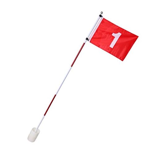 Tenlacum Golf Backyard Garden Set Flag and Cup Hole Pin Putting Green Stick Pole Golf Accessories