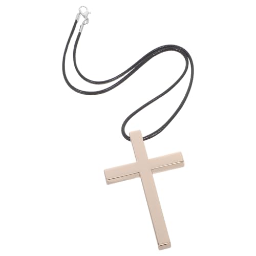 Colgante de cruz dorada LOLIPPYY para retrovisor adorno de coche