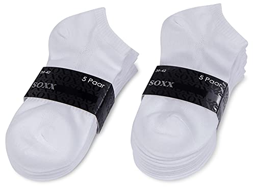 sockenkauf24 Lot de 10 Paires Chaussettes Basses Homme Femme Socquette Respirant avec Maille Coton Noir Blanc Gris - Image 6