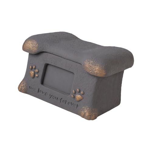 Cementos Portland con forma de hueso, soporte para cenizas de perros, urna de cremación para mascotas, caja de recuerdos conmemorativos para perros y gatos, recuerdos de pérdidas, urna conmemorativa