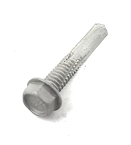 Tornillo Hexagonal Autoperforante 12-24 x 1-1/4 pulgadas Pack 100 miniatura 2