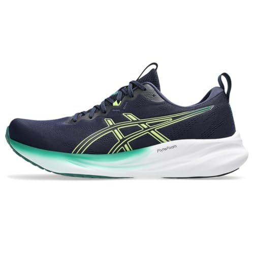 ASICS Men's Gel-Pulse 16 Running Shoe, 10, Midnight/Lucid Yellow