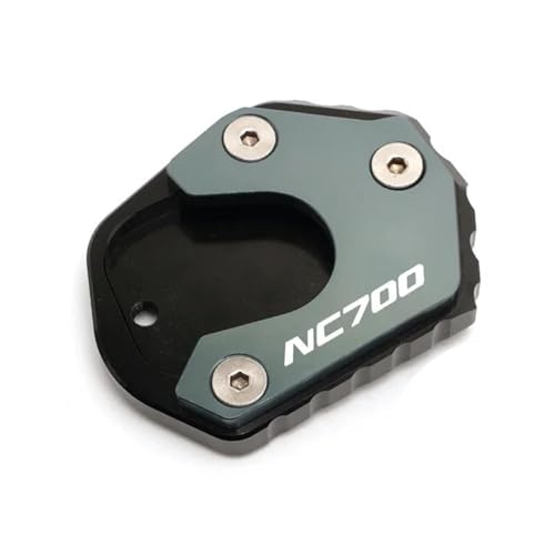 �v�T�C�h�X�^���h�����p�b�h �o�C�N�X�^���h�����p�b�h �ɓK������z���_ NC700 NC700X NC700S 700D 2012-2013-2014 �Ή� �T�|�[�g�v���[�g �g�� ����~�߃x�[�X(�`�^��)