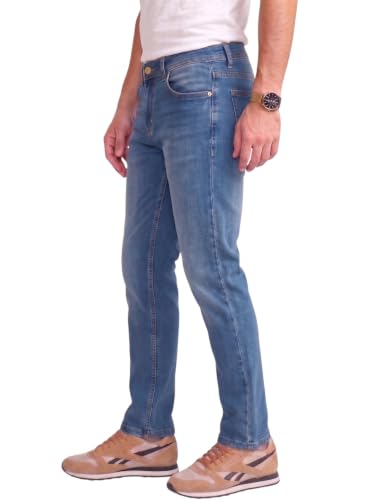 Image of Amazon Brand - INKAST Men Mid Rise Straight Fit Jeans | Denim Wear | Casual Pants | Straight Fit