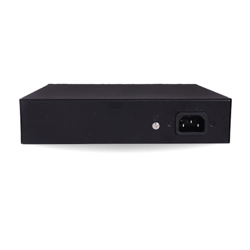 Image of dr.com 10 Port Gigabit PoE Switch with 8 PoE Ports and 2 Uplink Ports 10 /100 /1000 Mbps 120W Power IEEE 802.3af /at for CCTV IP Camera Network Switch Plug and Play Metal Body Black