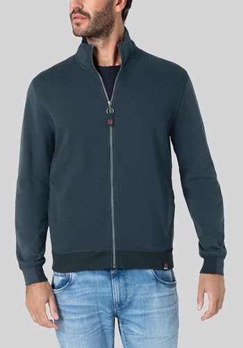 Sweat d'été full zip Timezone 10208 en maille fine de coton