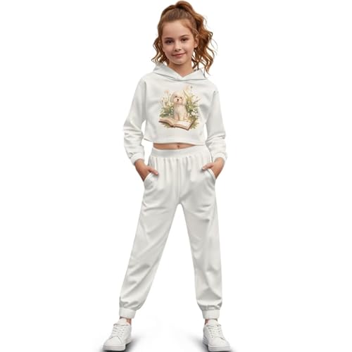 Girls Clothing Sets Cute Sweat Set Size 4-13 Fashion Animal Hoodie