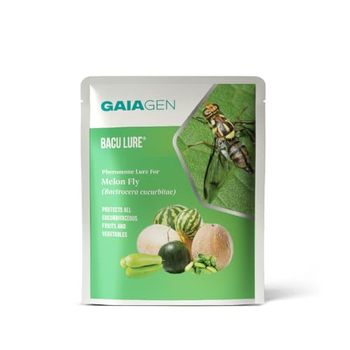 GAIAGEN Bacu® Lure - Pheromone Lure for Melon Fly (Bactrocera cucurbitae) | Pack of 10 | (Does not Include Traps)