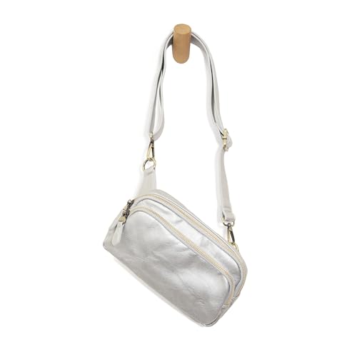 Image of Joy Susan Womens Fashion Purse Kylie Double Zip Sling Belt Bag