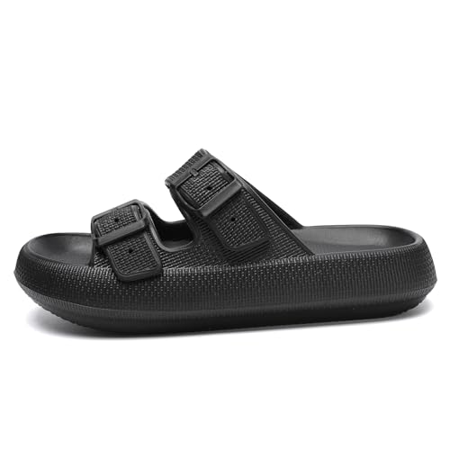 Waysoland Badelatschen Original Damen Herren,Wolkenschuhe Damen Sandalen Wolken mit Verstellbaren Schnallen Rutschfest Schnell Trocknend… – Ansicht 3