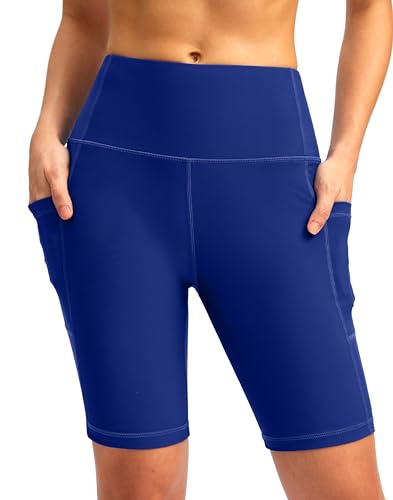 Short de bain de plage taille haute SANTINY anti-UV