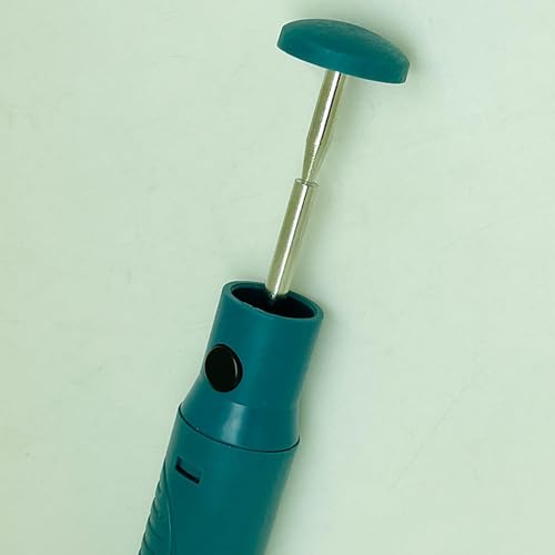 Generic 3x Solder Desoldering Pump Lightweight Anti Slip Handle Tin Suction Hand Tool, 32.5cmx0.4cm, Blue