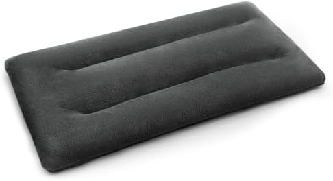 Microwave Heating Pad 6 x 12 Heating Pad Microwave, Microwave Bean Bag Heating Pad for Neck and Shoulders, Moist Heat Pack Pillow Warm Compress for Knee, Muscles, Joints, Abdomen (Dark Gray)