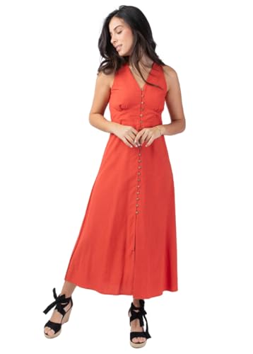 Robe longue Séraphine terracotta idéale pour vos soirées d'été
