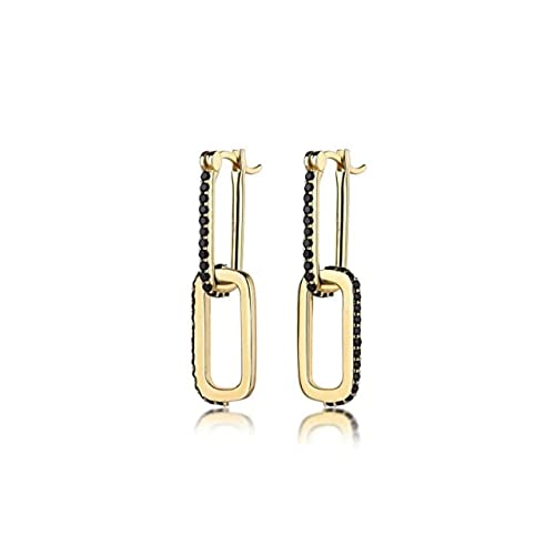 Boucles d'oreilles créoles zircon noir et blanc : oubliez les bijoux ternes et fragiles