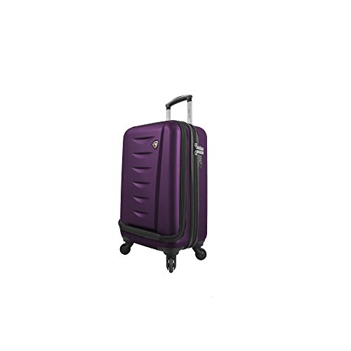 Mia Toro Italy Tasca Moderna Hardside Spinner Luggage Carry-on-Burgundy, 20