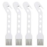 OUNONA Staubsaugerbürste 4 Stück Reinigungsbürsten Mit Nylonborsten 5.51X1.18X0.39 Zoll Praktischer Bürstenkopf Für Tastaturen Möbel Ecken Und Haushaltsreinigung