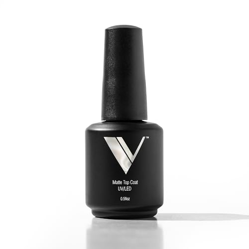 V Beauty Pure No Wipe Gel Top Coat - Long Lasting UV Top Coat Gel Nail Polish, Scratch and Stain Resistant, Durable, Non Yellowing, No Sticky Layer, Glossy - For Manicure & Pedicure - 15ml