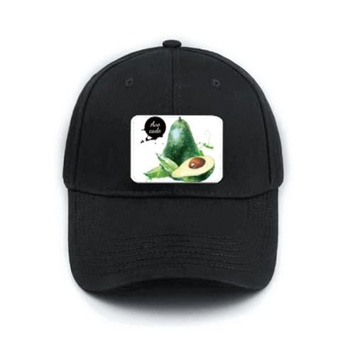 Casquette de baseball motif fruits aquarelle avec fermeture réglable