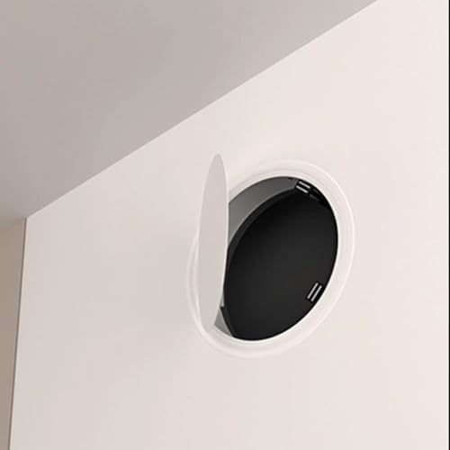 Concealed Ceiling Access Panel - Decorative Inspection Hatch for Plumbing & Electrical - Push-to-Open Service Door Cover Plate (5-18 Inch, 6 Inch/15cm)