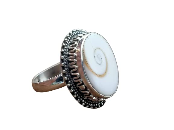 REBUY Gomti Chakra Ring Natural Gomati Chakra Ring Antique Oxidised Metal Ring For Men and Women, Size Adjustable (B0BW5L1ZM9) Amazon Price History, Amazon Price Tracker