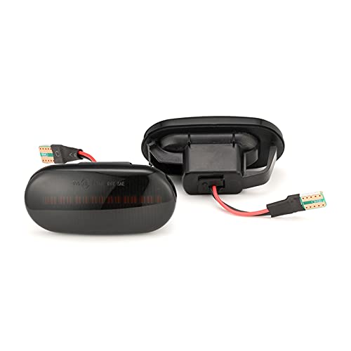 SAWILI Luz Lateral dinámica, 2 uds., luz Intermitente for Coche, for Civic, 1992-2005 del Sol 1992-1997 S2000 2000-09, for Acura, Señales de Giro dinámicas