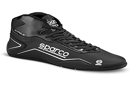 Sparco Kart Schuhe K-Pole GRÖSSE 43 SCHWARZ/B 20 EU 20 EU