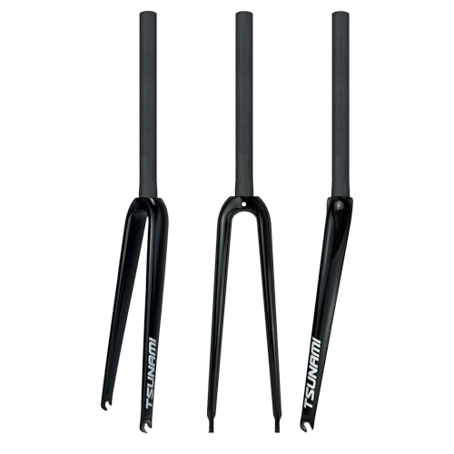 Fourche carbone 700C haut de gamme à pivot droit et blocage rapide 9mm - 2