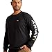Ariat Rebar Cotton Strong Standard Logo Pocket T-Shirt, Black/White, Large
