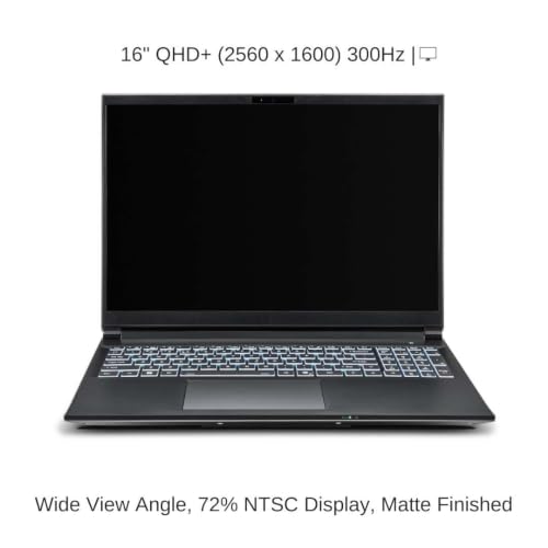 Image of HIDevolution [2026] EVOC High Performance Systems V5604A (V560GNN) 16 inch QHD+ 300Hz, 2.0 GHz Ryzen AI 7 450, RTX 5060, 64 GB DDR5 RAM, 8 TB PCIe SSD, Windows 11 Pro