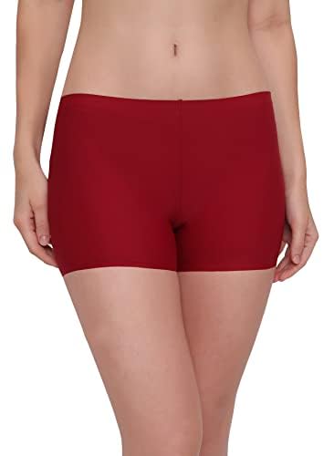 Image of LOURYN KOULYN Women's Ice Silk Seamless Boyshort Panty, (Pack of 3 Panty)