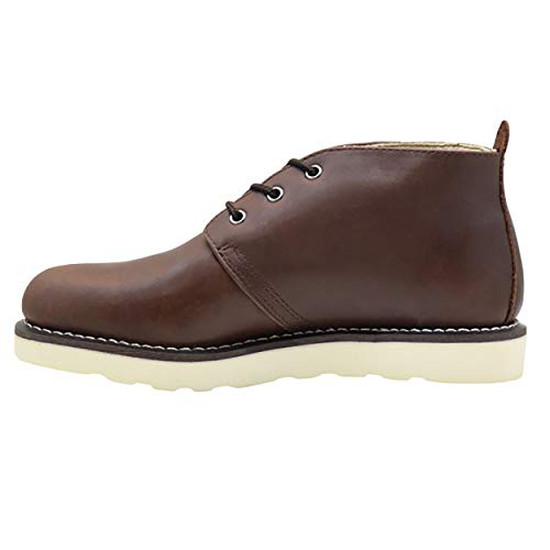 Golden Fox Men's American Heritage Work Chukka Boot with Lightweight Oil Resistant Wedge Sole for Construction4