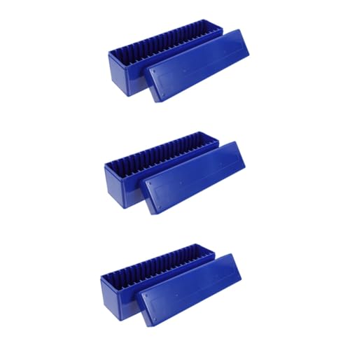 Boîte de rangement pour pièces de monnaie HOMSFOU - Lot de 3 supports en plastique