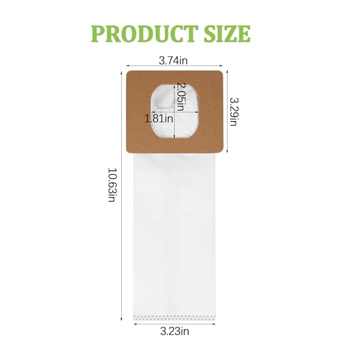 Image of 5 Pack Type I HEPA Vacuum Bags Replacement for Hoover AH10005 Series | Compatible with UH30010COM UH30010CA SH10000, Premium HEPA Filtration Maintains Optimal Vacuum Suction and Clean Indoor air.