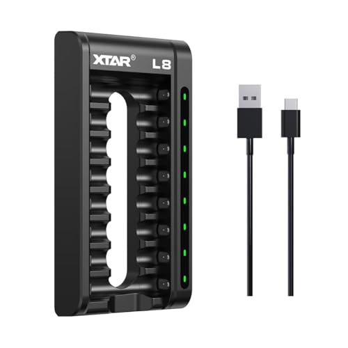 Amazon | XTAR L8電池充電器 1.2Vニッケル水素 /1.5Vリチウム単3 単4充