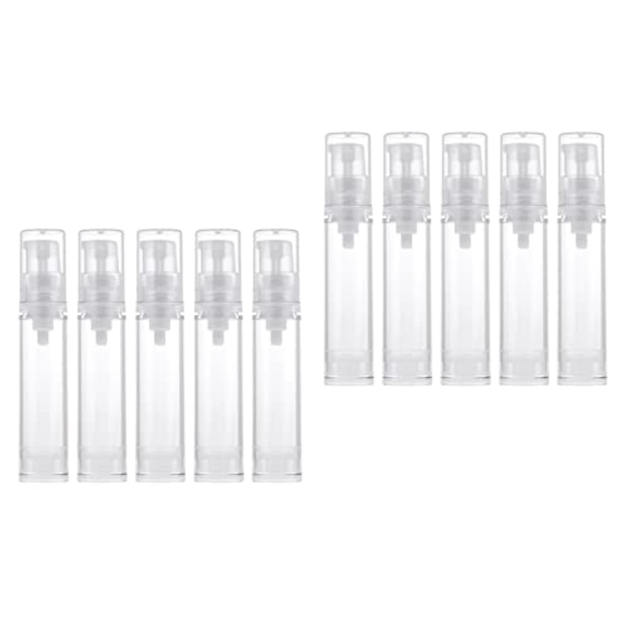 10 Pieces 10ml Empty Refillable Airless Pump Bottle