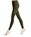 Produktbild FALKE Damen Pure Matt Fein 50 DEN halb Blickdicht einfarbig 1 Stück Strumpfwaren, 353 DEN, Grün (Military 7826), M-L