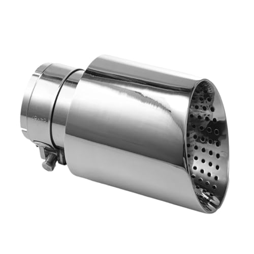 Buse d'échappement inox 304 grand diamètre 114mm au design premium pour finition auto