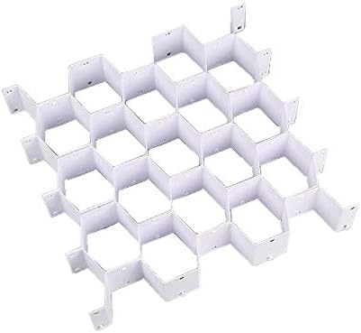 Betterware Drawer Organizer, Honeycomb Shaped Divider, Model-14714, White