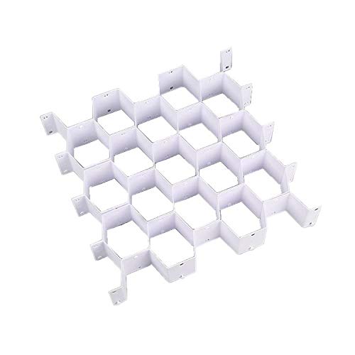 Betterware Drawer Organizer, Honeycomb Shaped Divider, Model-14714, White
