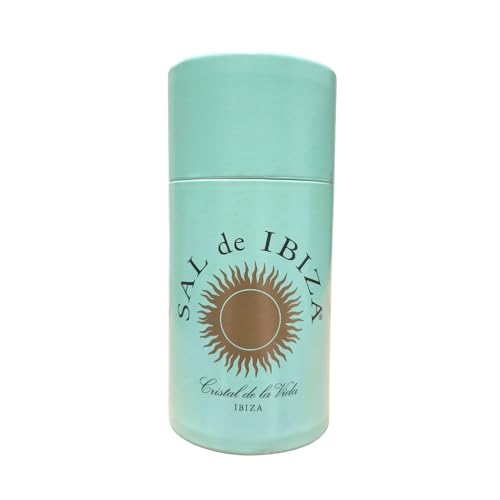 Sal Marina Sin Refinar Natural - Grano 125 Gramos | Sal de Ibiza - Sal de Mar y Sal Fina Sin Refinar, Sal Marina Natural de Mesa