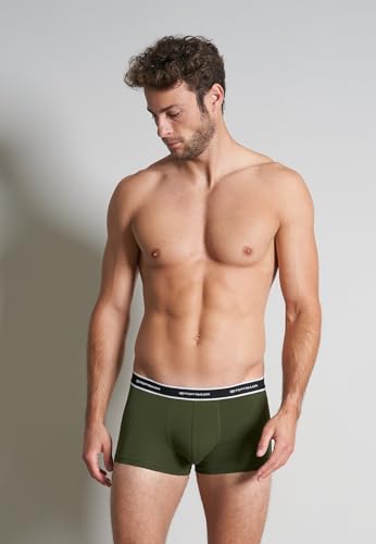 TOM TAILOR Herren Hip Pants grün Uni 2er Pack M 3