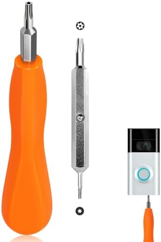 Doorbell Screwdriver Screwdriver, Upgrade with Spare Ring Screwdr...