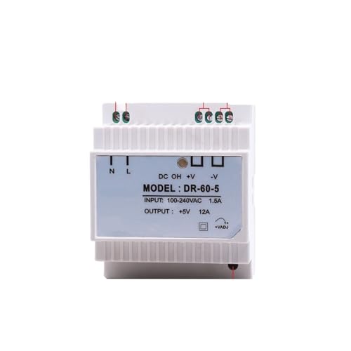 Alimentation sur rail DR-60 stabilise la tension 24V de vos automates