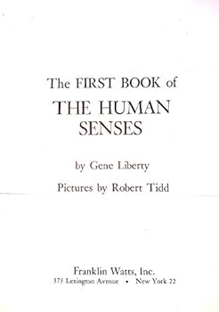 Library Binding First Book of the Human Senses Book